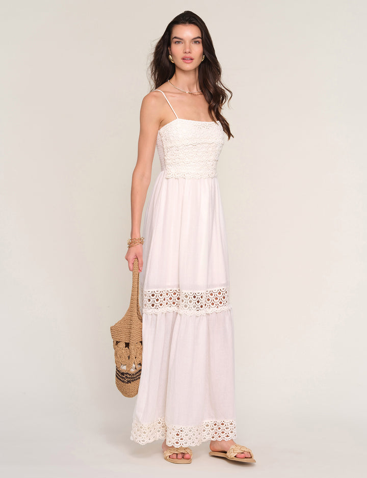 Robe longue Marija à broderies