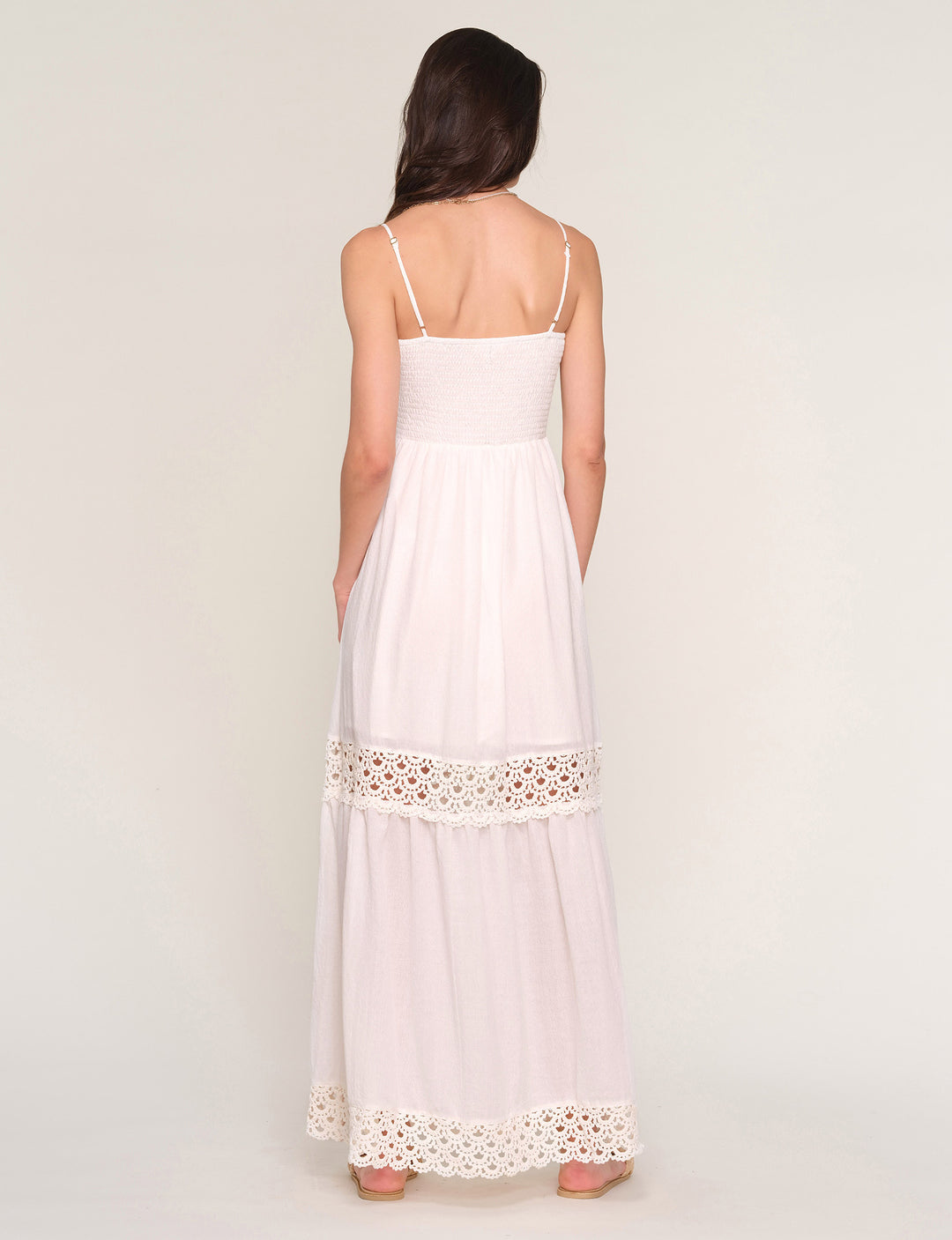 Robe longue Marija à broderies