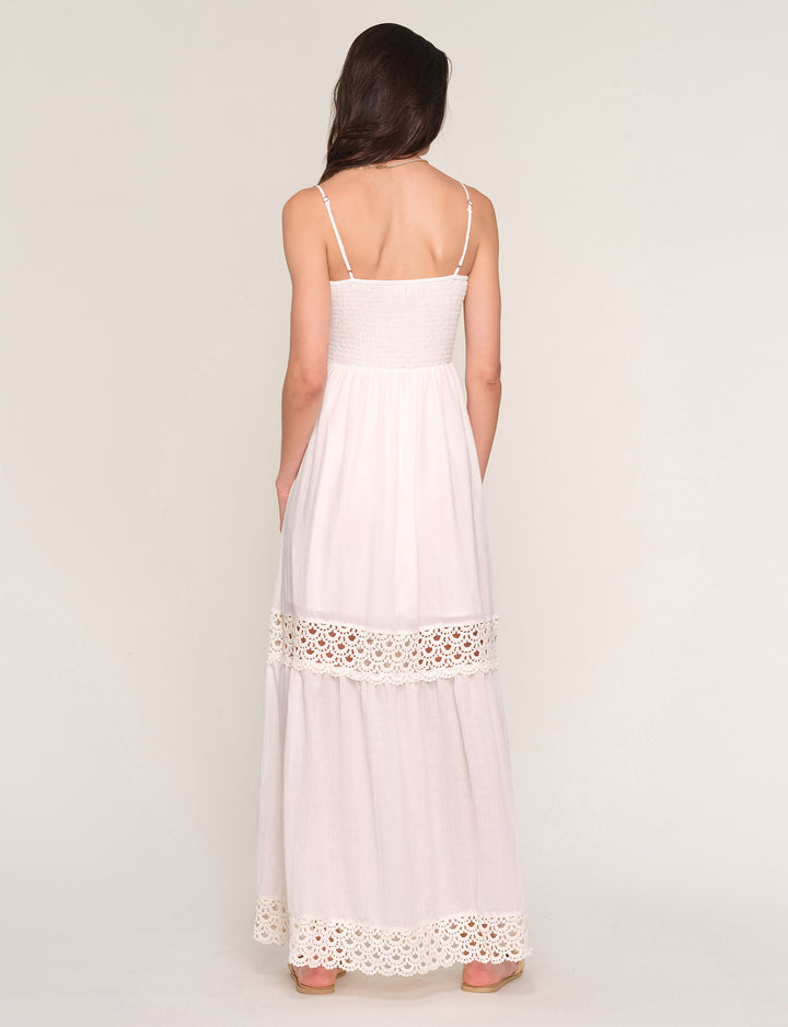 Robe longue Marija à broderies