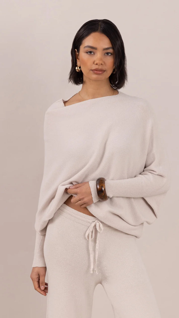 Pull ample à encolure modulable Natalie