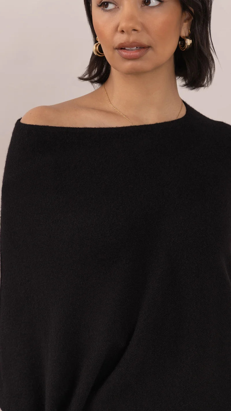 Pull ample à encolure modulable Natalie
