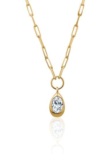Collier délicat avec breloque - or