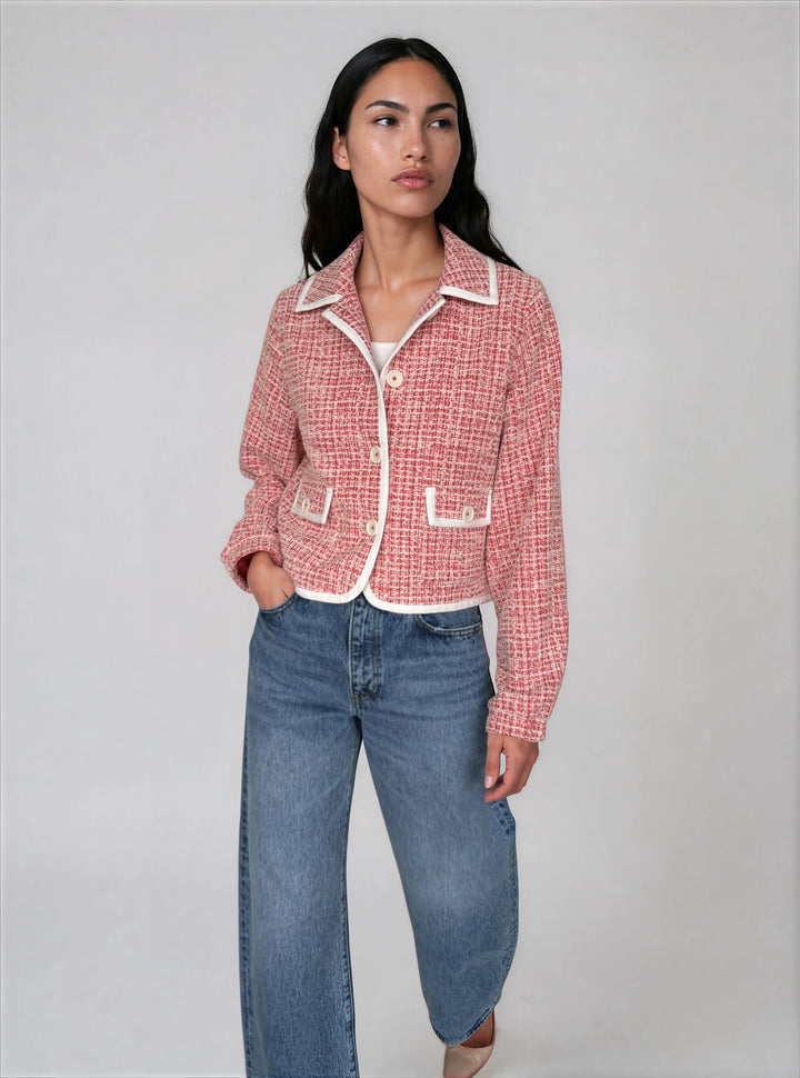 Veste en tricot bouclé d'été - Poppy