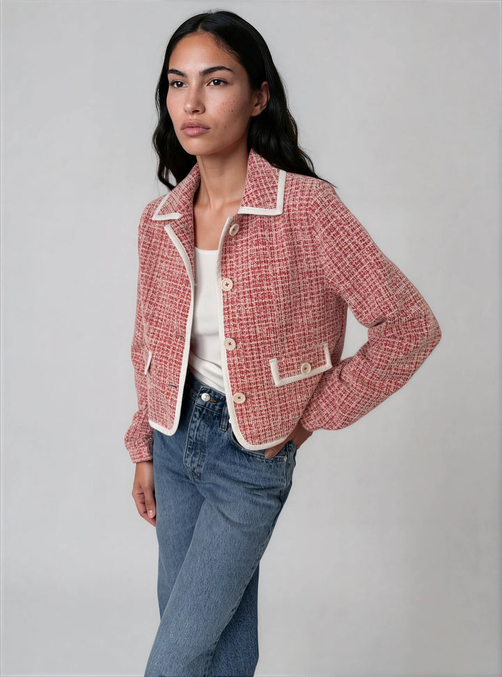 Veste en tricot bouclé d'été - Poppy