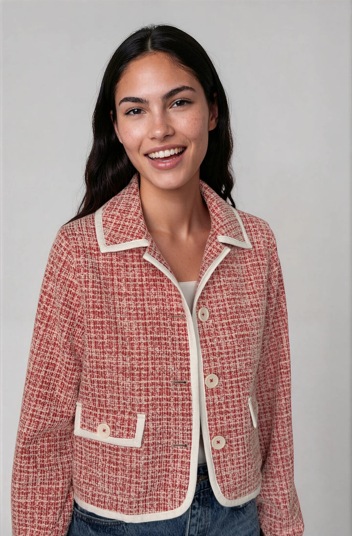 Veste en tricot bouclé d'été - Poppy