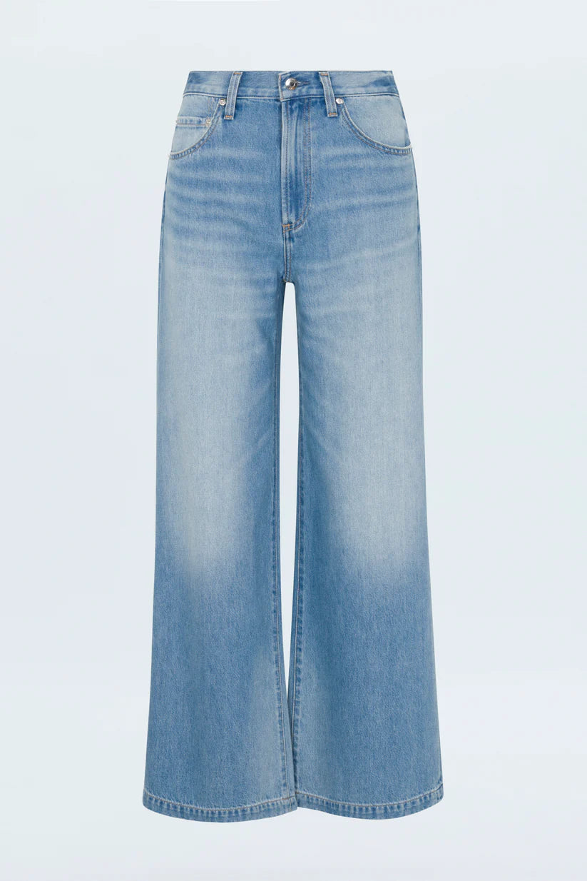 Jeans palazzo à taille basse Jadyn