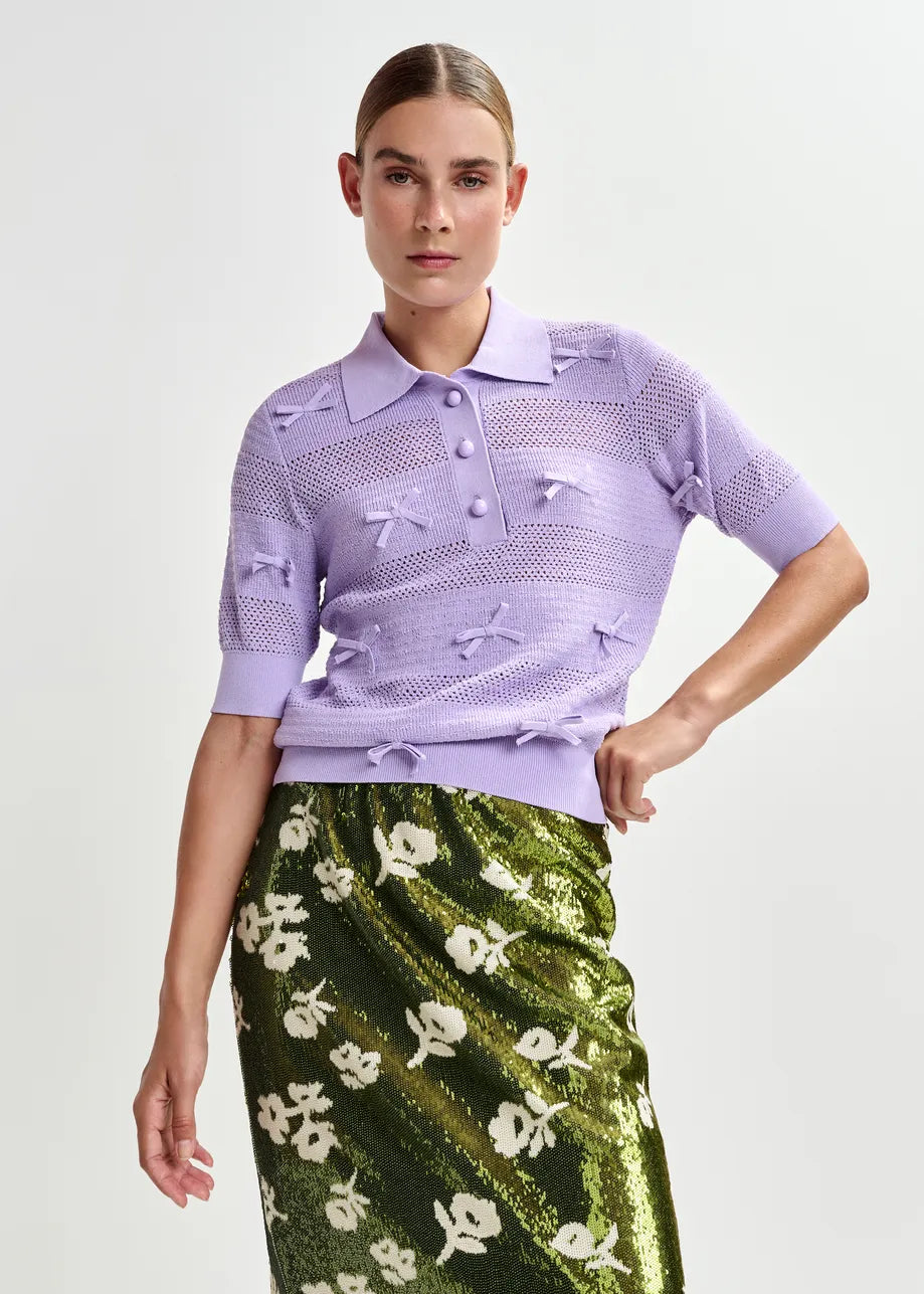 Polo tricot Jarts à noeuds