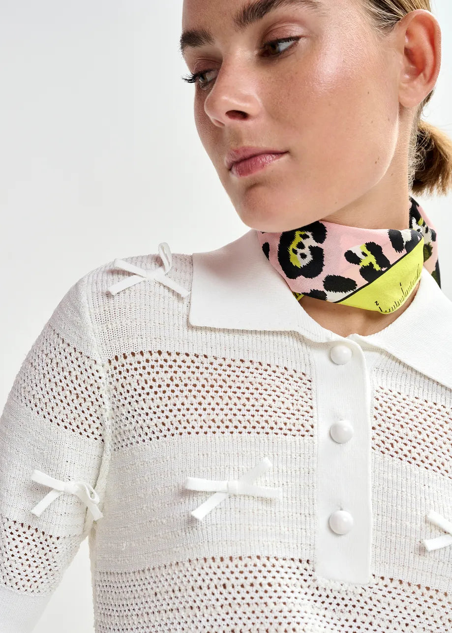 Polo tricot Jarts à noeuds