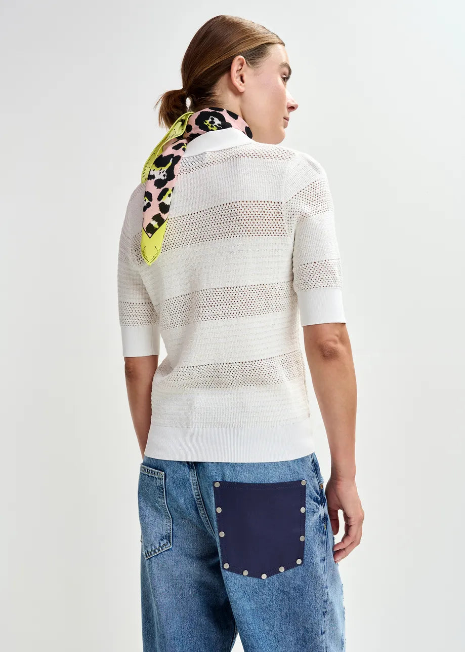 Polo tricot Jarts à noeuds