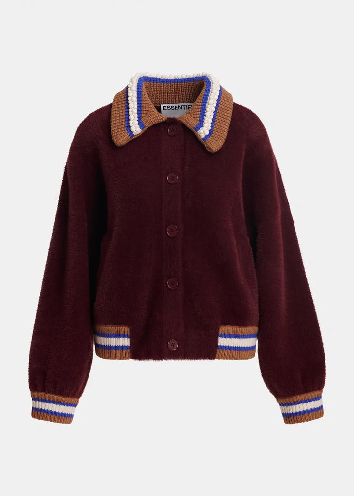 Blouson à col perlé Kamore