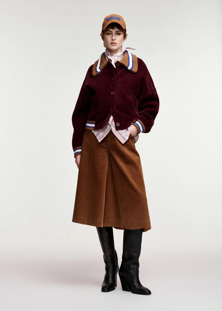 Blouson à col perlé Kamore