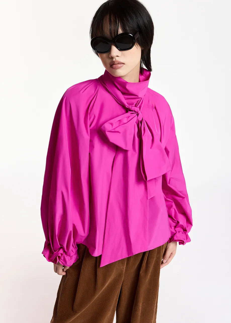 Blouse ample à col lavallière Keily