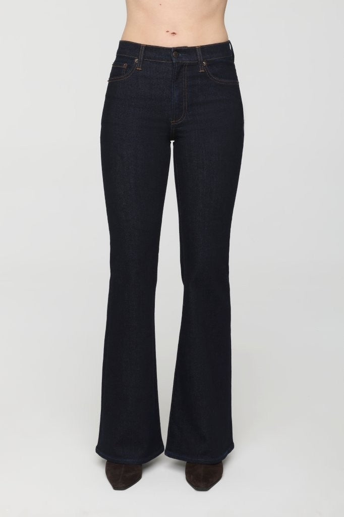 Jeans ultra évasés à taille mi-haute Kinsley