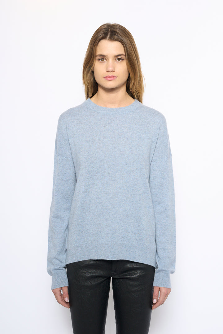 Pull en laine et cachemire avec motif cœur Cici