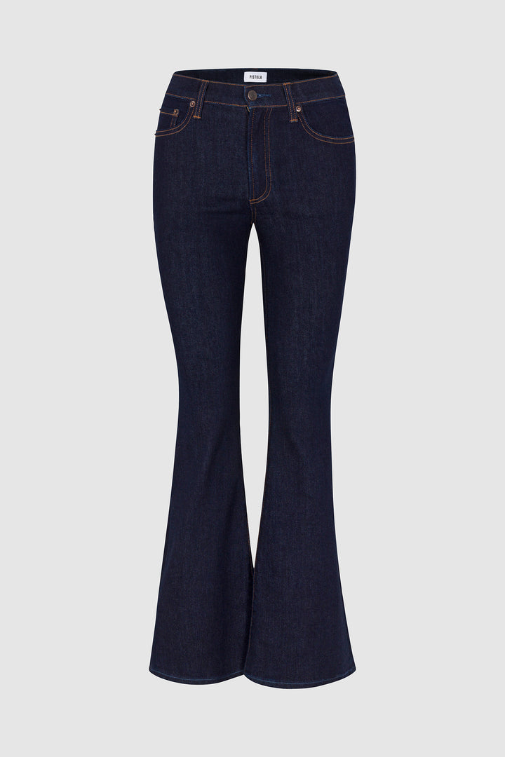 Jeans ultra évasés à taille mi-haute Kinsley
