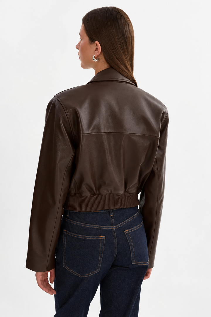 Manteau bomber court structuré Perry