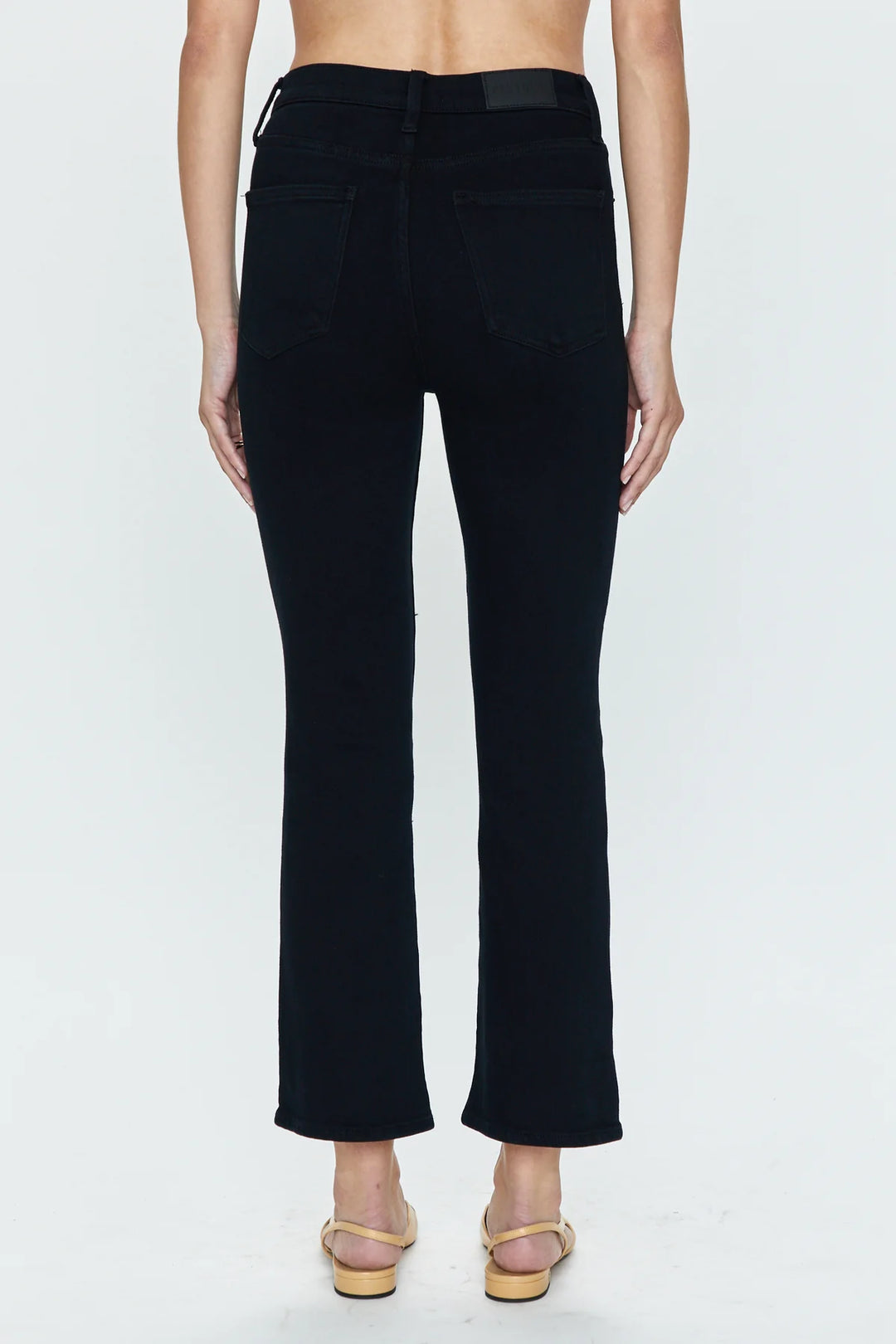 Jeans Lennon - Crop Évasé - Noir