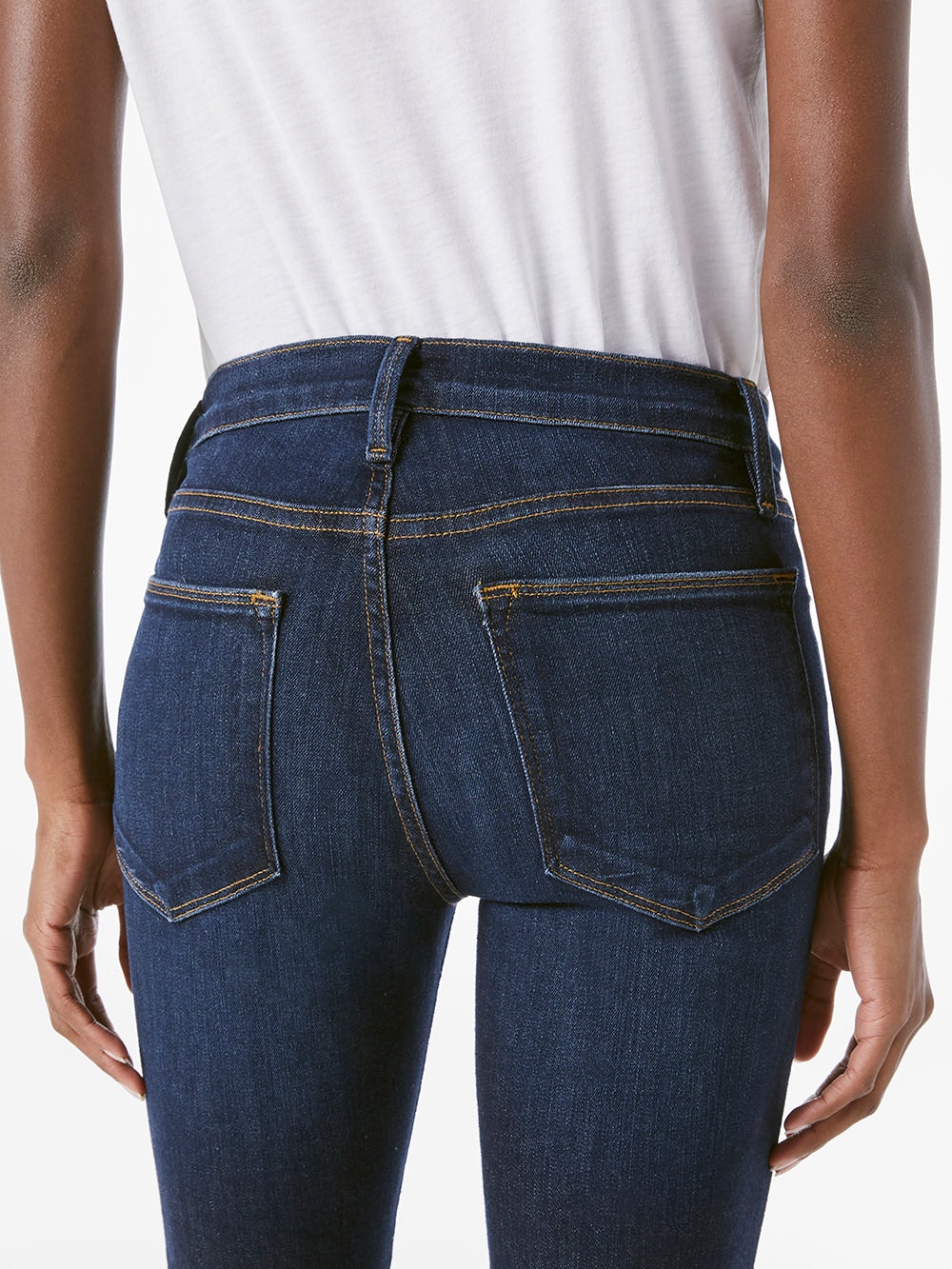 Sutherland Frame Jeans long bleu foncé Frame - High flare - Sutherland – Boutique AVEC STYLE
