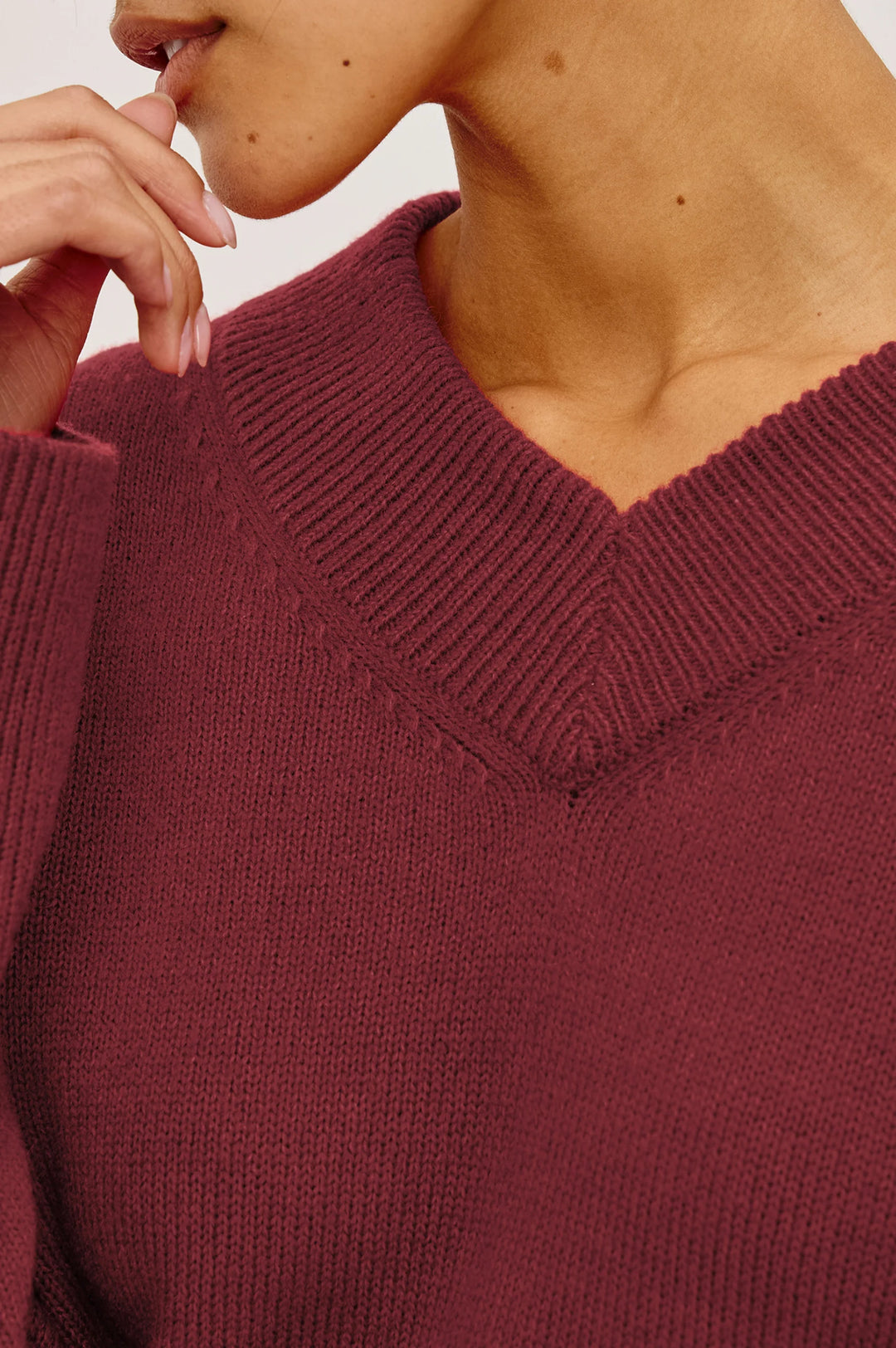 Pull ample à col en V Lidya