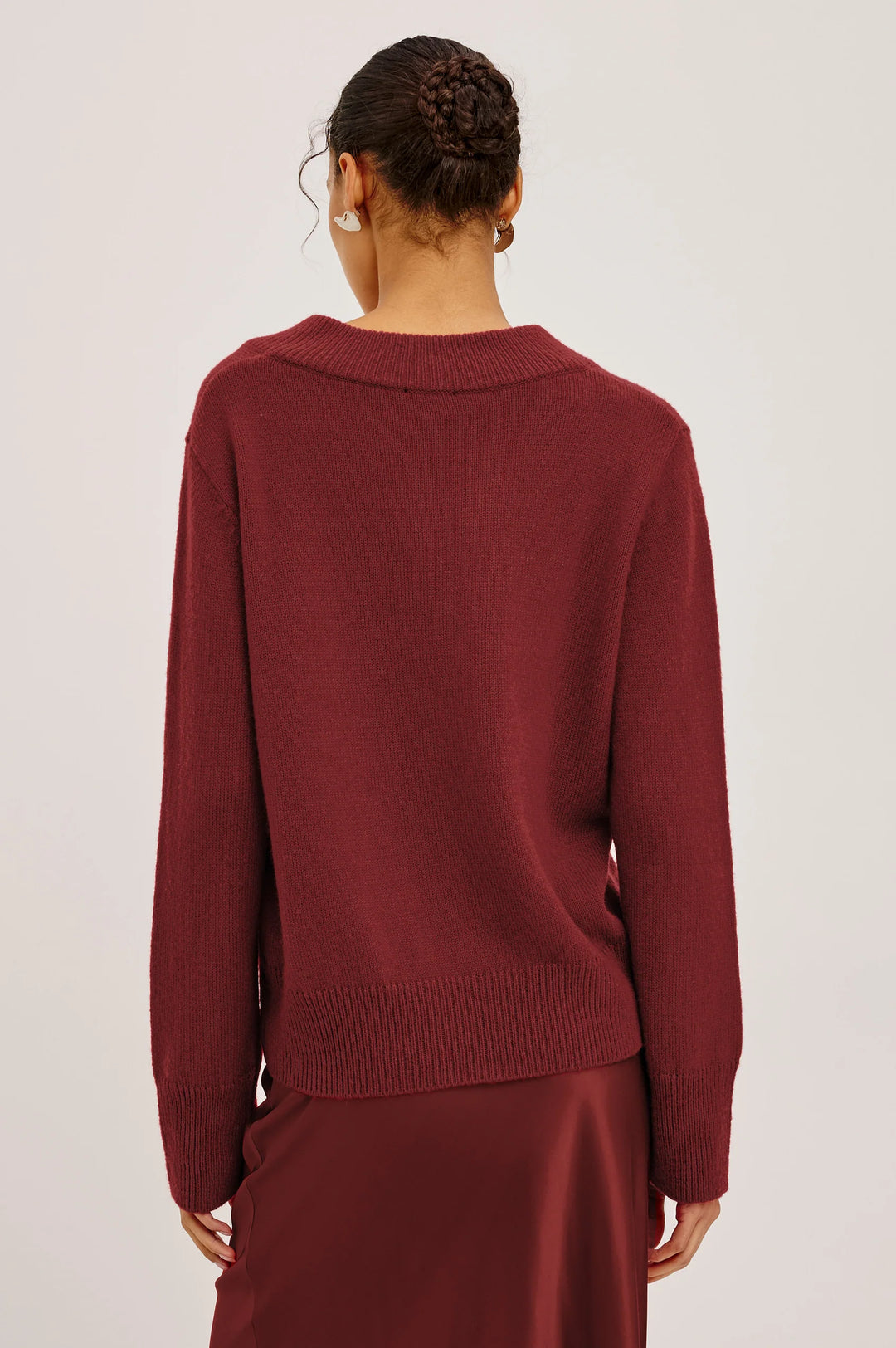 Pull ample à col en V Lidya