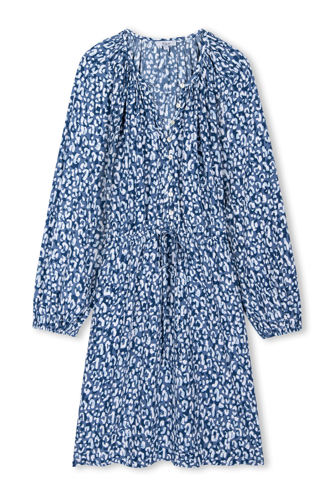 Robe courte boutonnée avec motif cheetah Linnea
