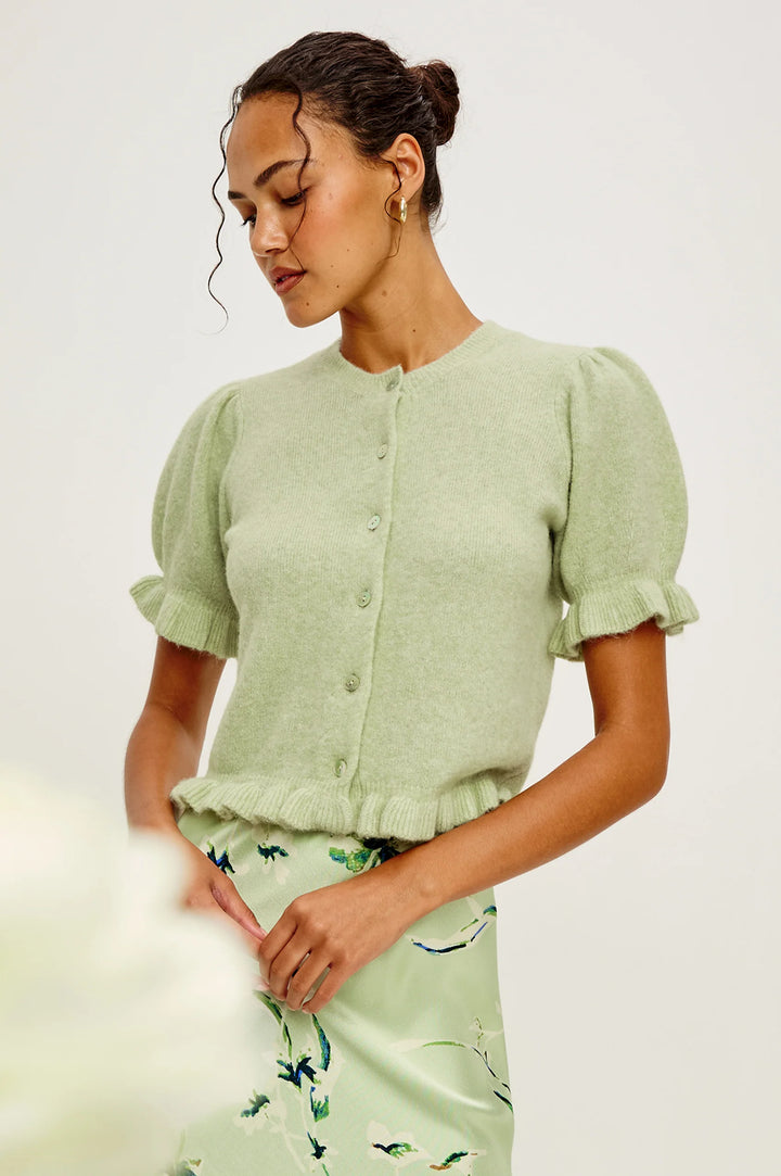 Cardigan manches volantées Lora
