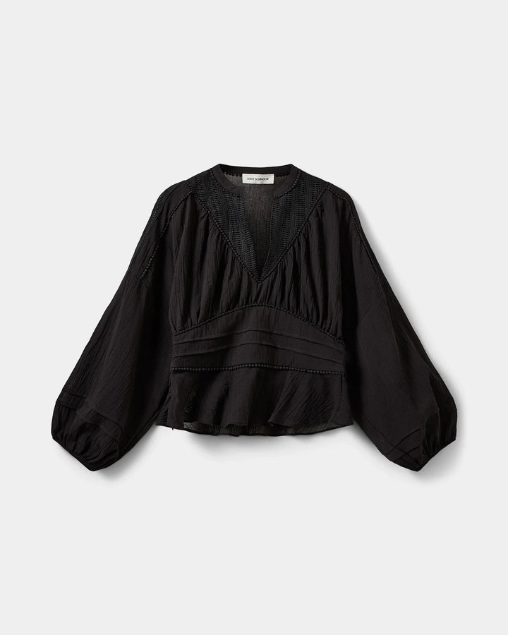 Blouse Lou à taille marquée
