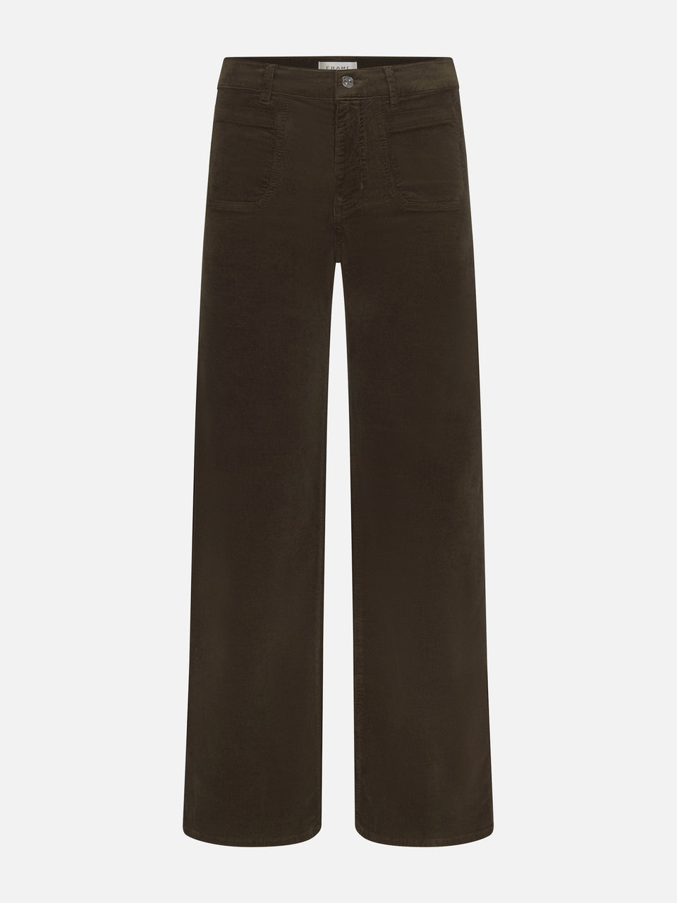 Jeans slim palazzo modernist en corduroy