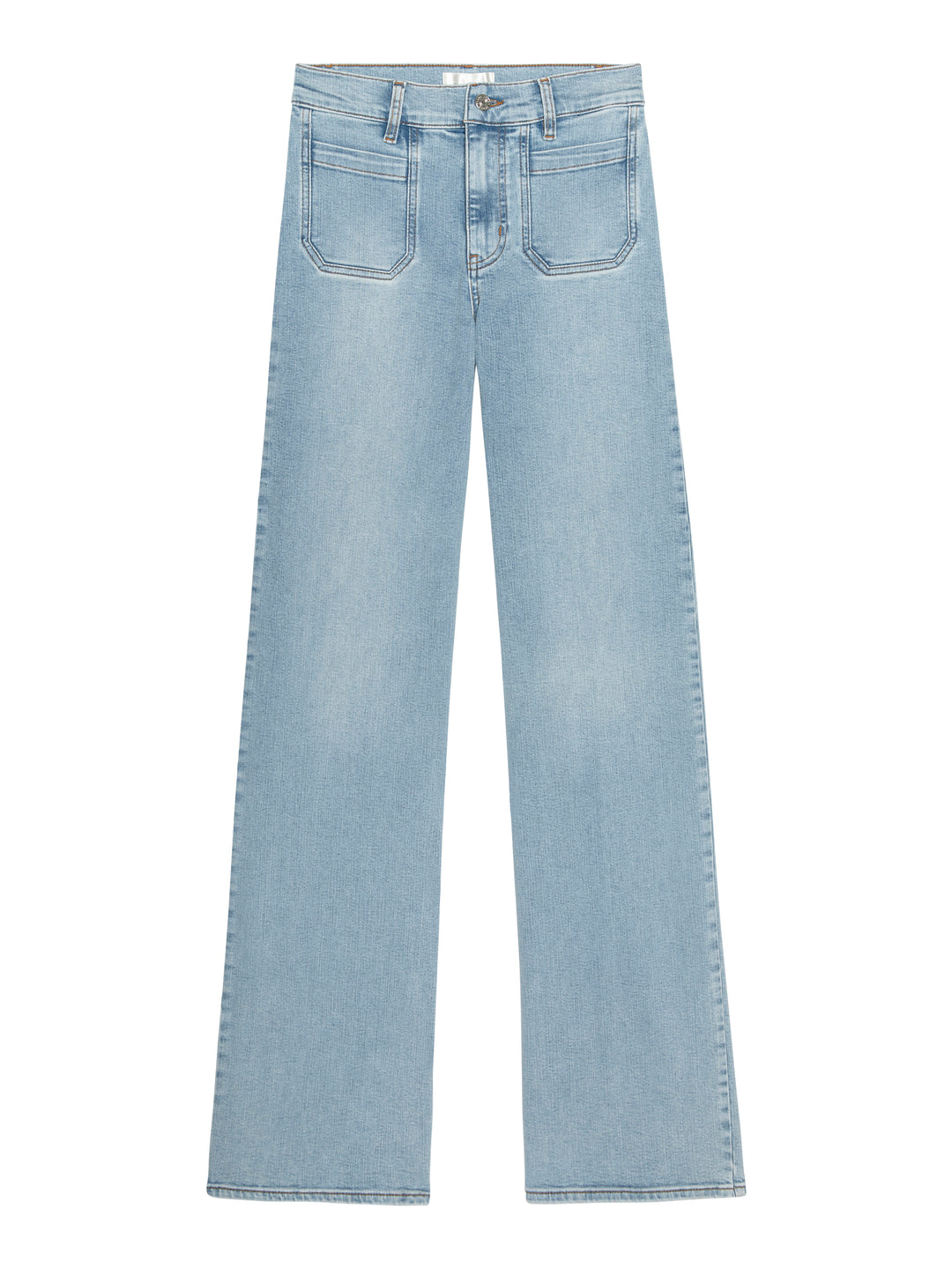 Jeans Slim Palazzo Long Modernist à poches