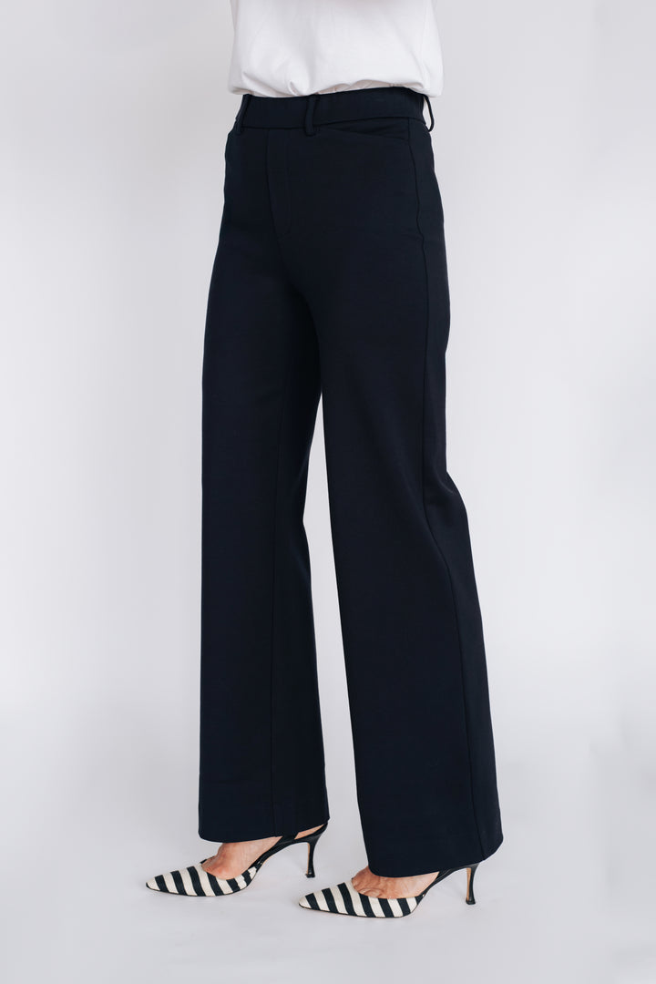 Pantalon extensible Luna - Marine - Avec Style Studio