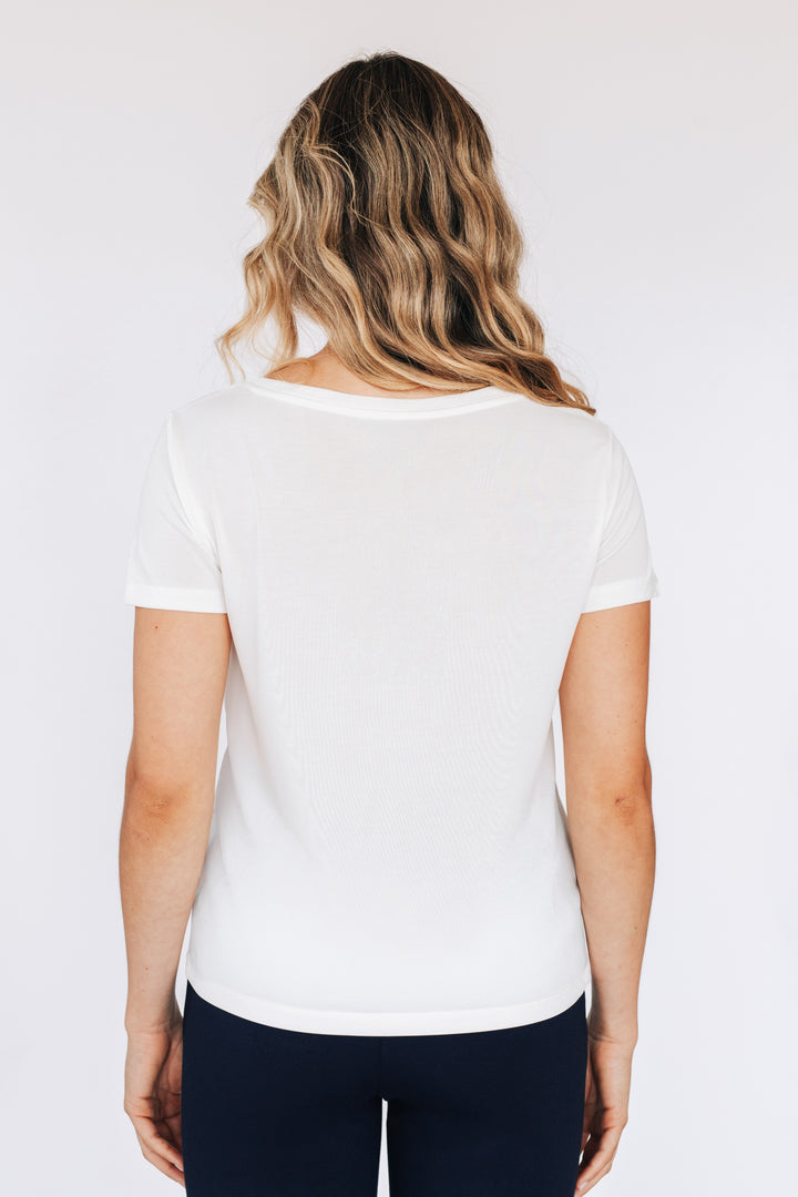 T-shirt Essentiel de base - Exclusivité Avec Style - BLANC ❤️