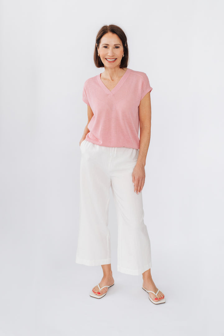 Pantalon de tencel 7/8 - Olie