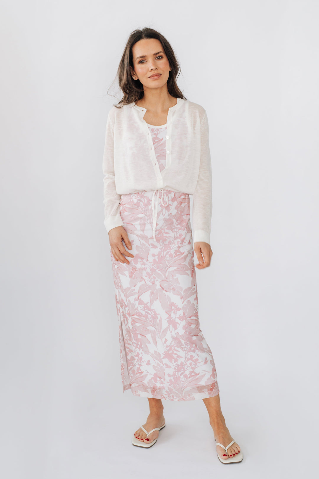 Cardigan élégance en tricot fin - Drew