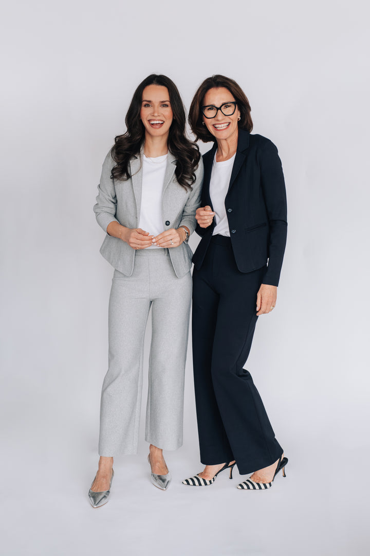 Pantalon extensible Luna - Marine - Avec Style Studio