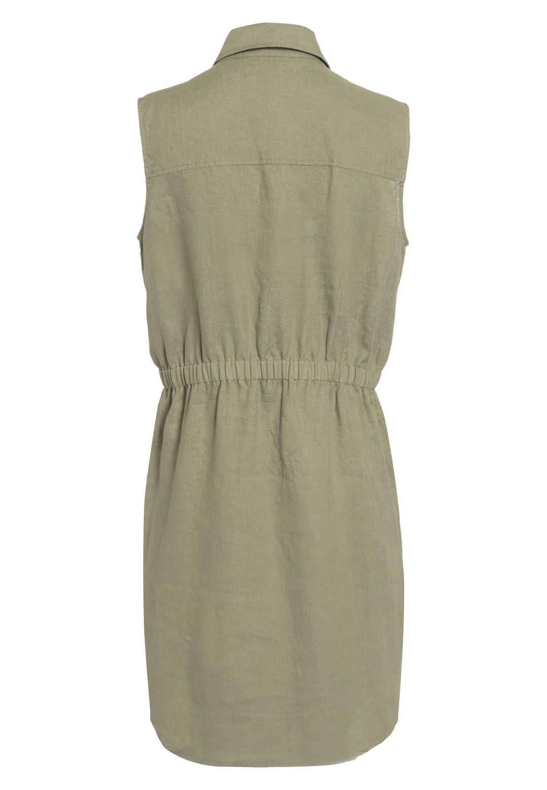 Robe sans manches à taille élastique