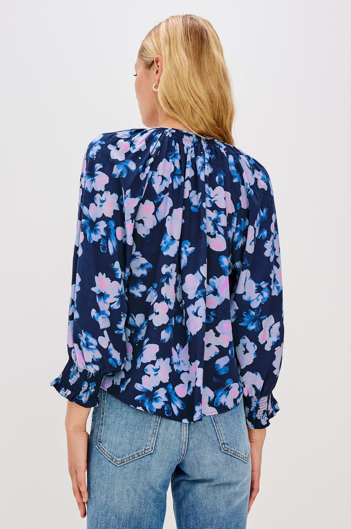 Blouse boutonnée avec imprimé floral Mariah