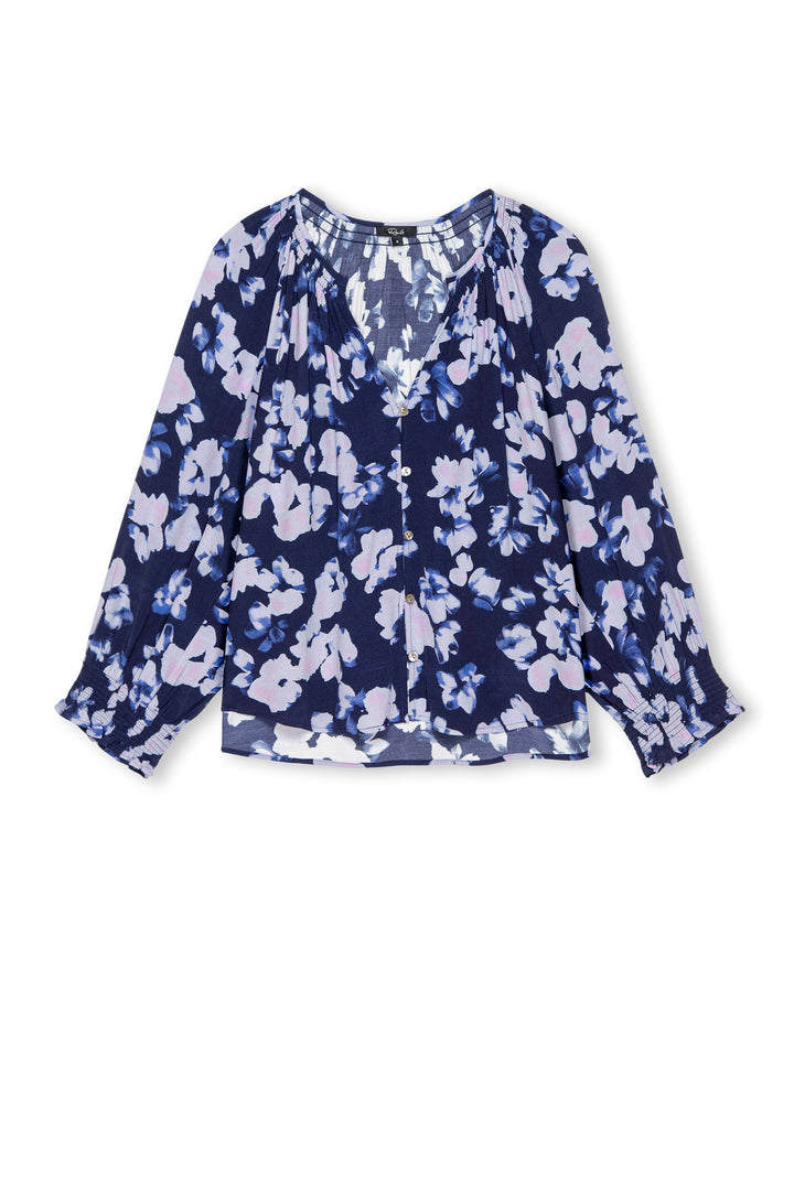 Blouse boutonnée avec imprimé floral Mariah