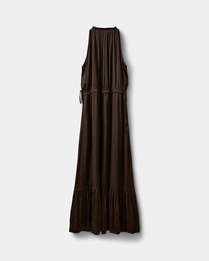 Robe longue Mel à encolure licou