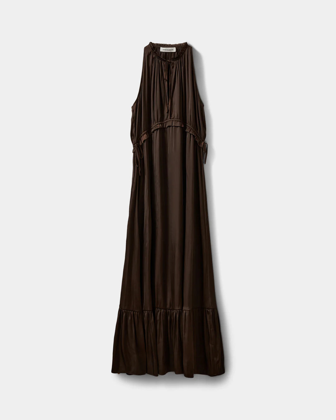 Robe longue Mel à encolure licou