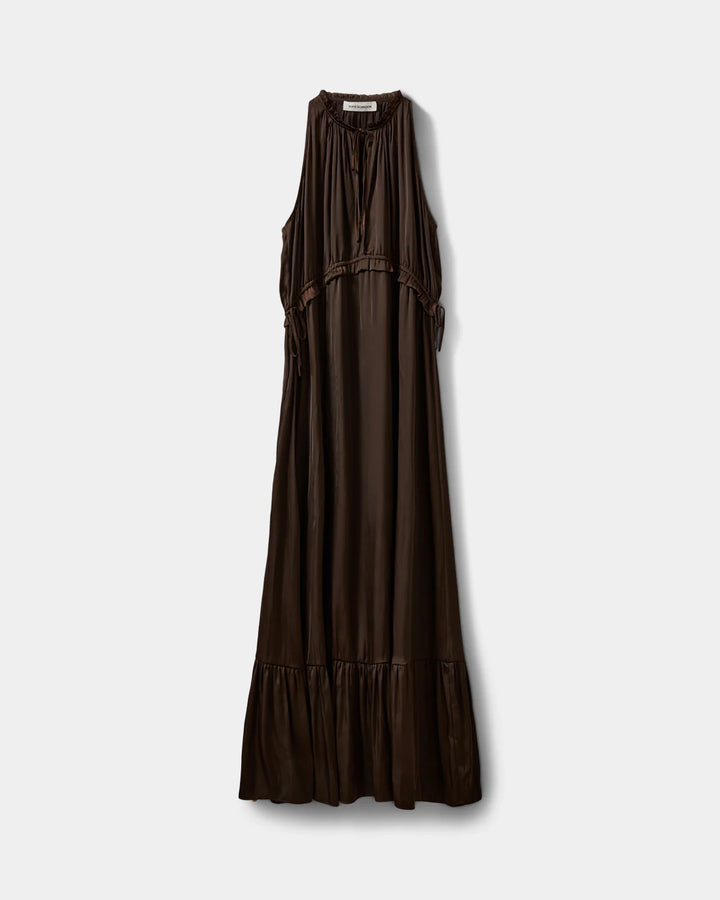 Robe longue Mel à encolure licou