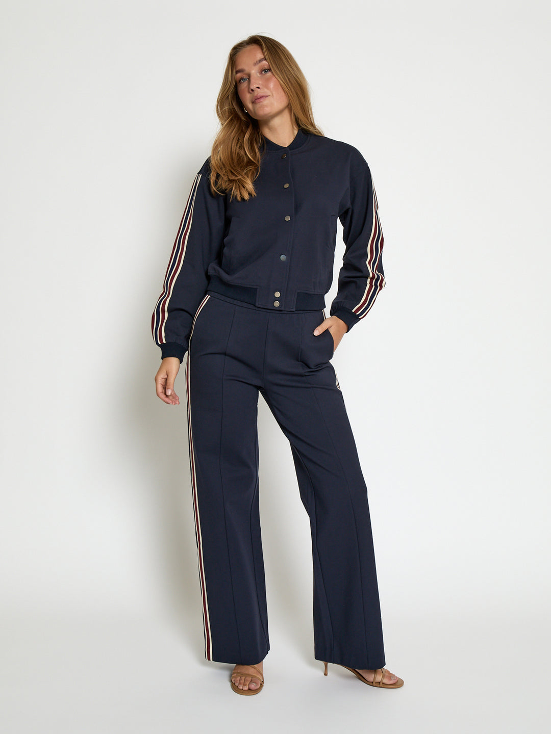 Veste bomber avec bandes latérales Marabella