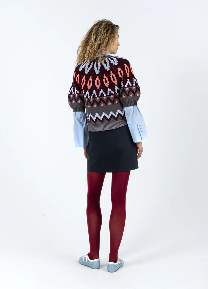 Minijupe à appliqués floraux scintillants