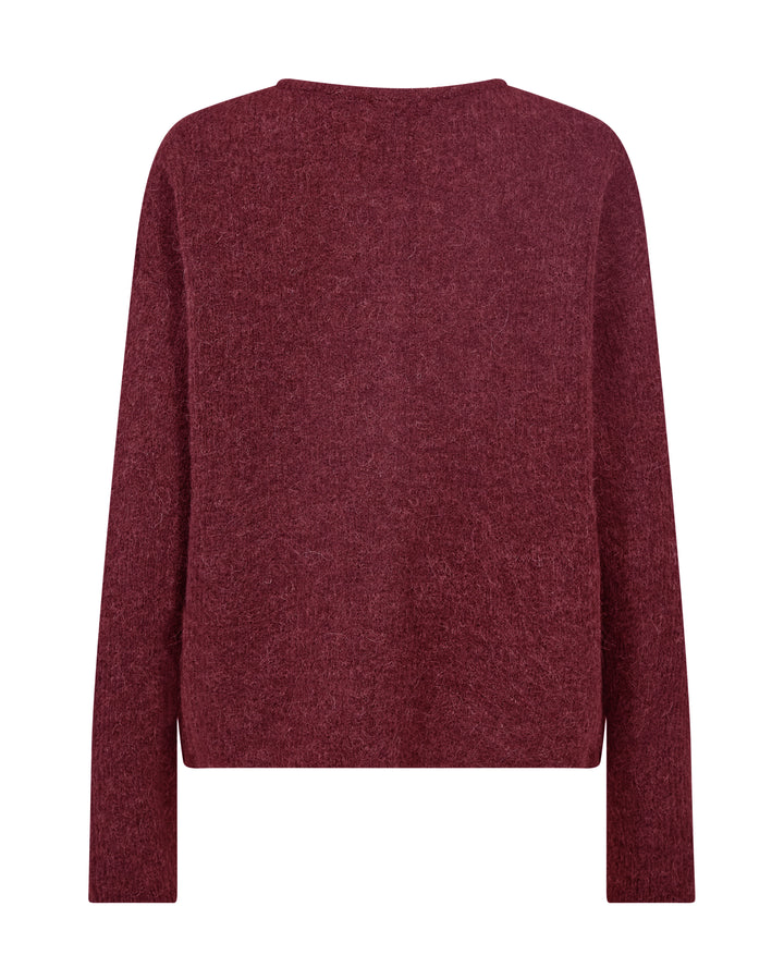 Cardigan doux Almine boutonné à col rond