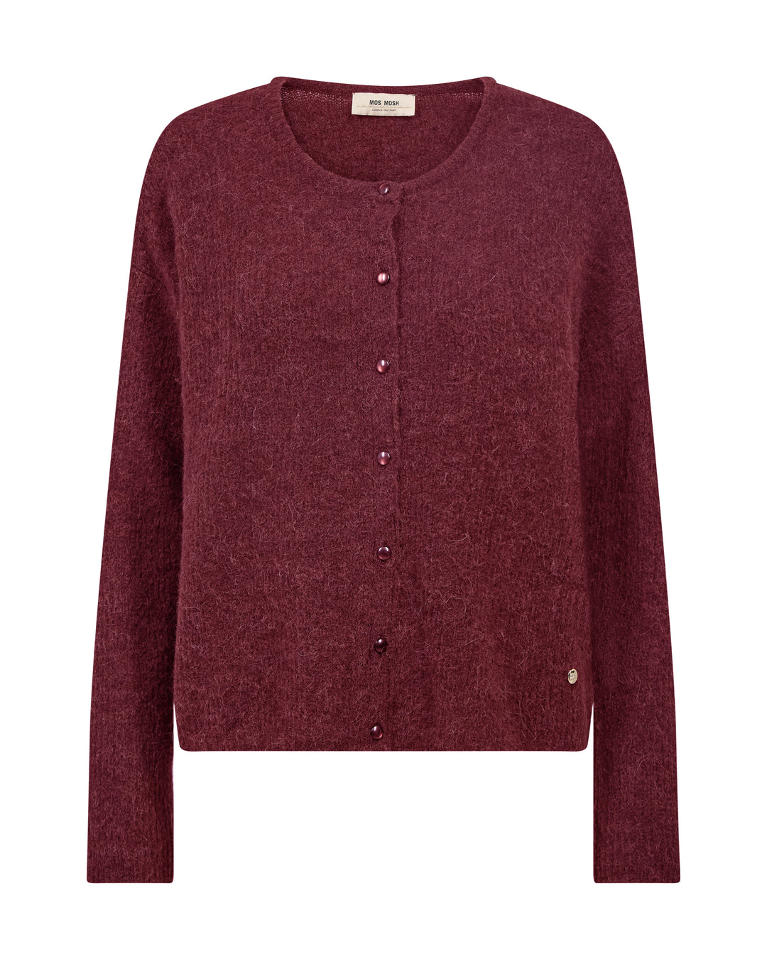 Cardigan doux Almine boutonné à col rond