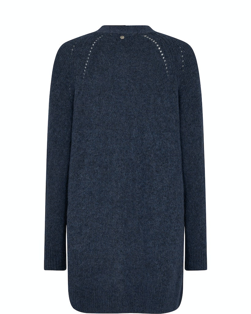 Cardigan long en mélange alpaga Thora