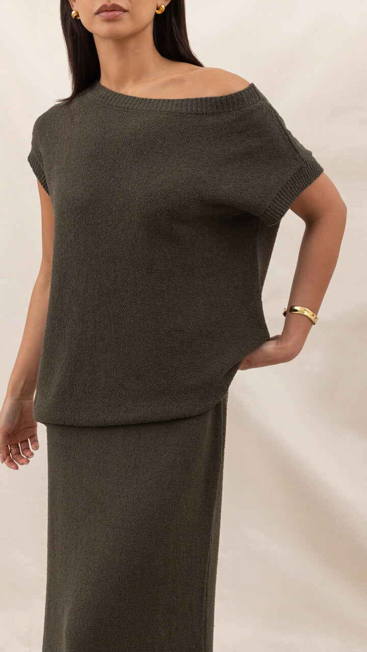 Ensemble Maia ample en maille texturée