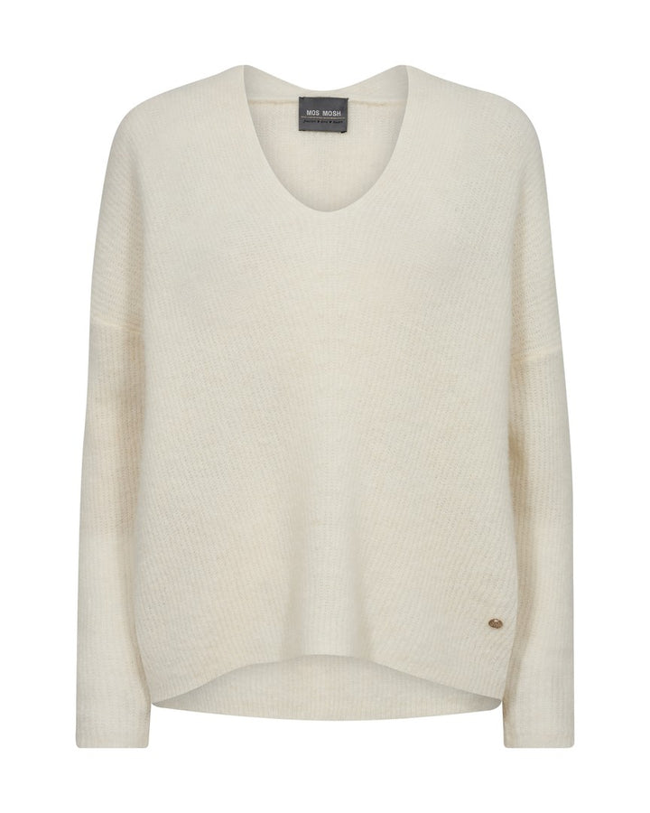 Pull en laine avec col V Thora