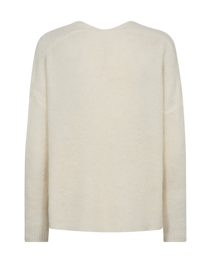 Pull en laine avec col V Thora