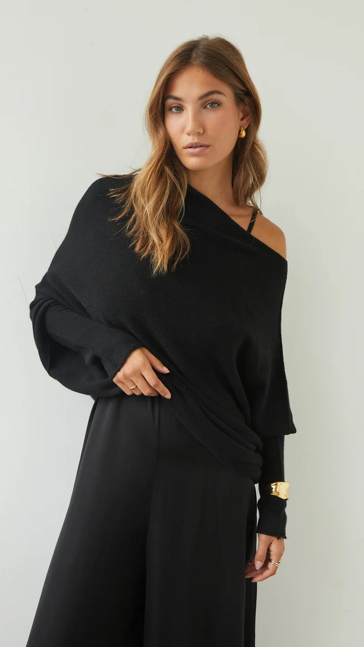 Pull ample à encolure modulable Natalie
