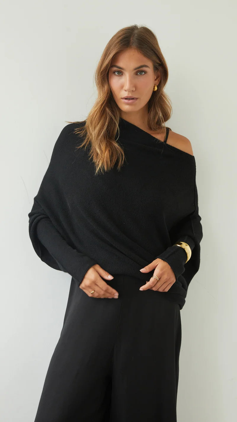 Pull ample à encolure modulable Natalie